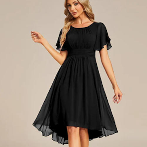 black dress